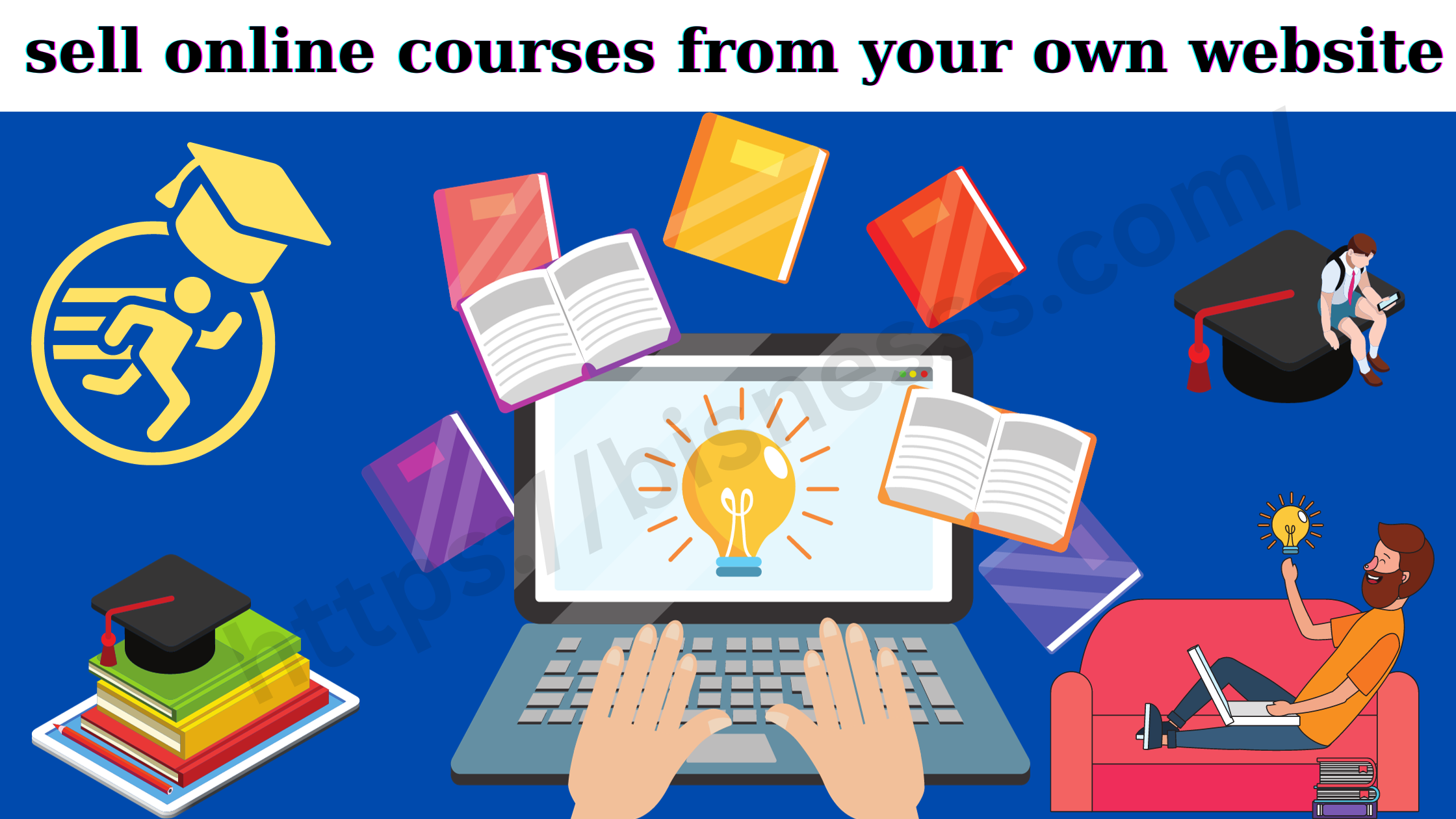 sell online courses from your own website